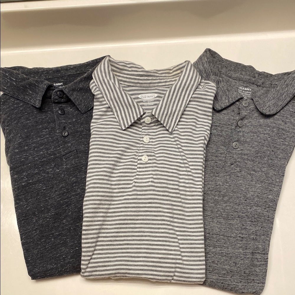 Lot of 3 Men's Old Navy Polo Style Shirts